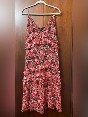 Stevie May Floral Tiered Ruffle Maxi Dress